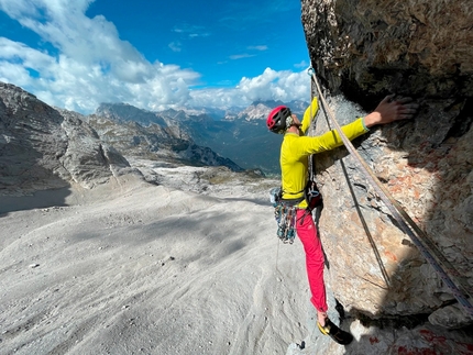 3 anni in Sella Cime Selle Ovest - 3 anni in Sella: Cima Le Selle Ovest, Marmarole, Dolomiti (Francesco Rigon, Michel Sirotti)