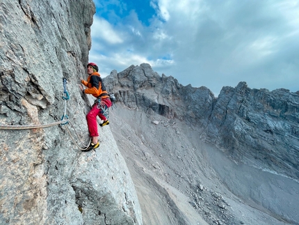 3 anni in Sella Cime Selle Ovest - 3 anni in Sella: Cima Le Selle Ovest, Marmarole, Dolomiti (Francesco Rigon, Michel Sirotti)