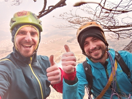 Via Nòn alpinistica Monte Castel Corona - Via Nòn alpinistica: Monte Castel Corona, Val di Non (Stefano Menegardi, Umberto Santuari)