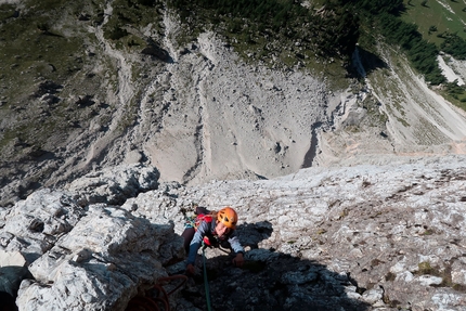 Cascata Estiva Sassopiatto - Cascata Estiva: Sassopiatto, Dolomiti (Franziska Rizzi, Aaron Moroder 2022)