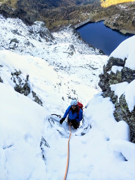 Dreamer Pizzo Trona - Dreamer: Pizzo Trona, Valle di Trona, Val Gerola (Cristian Candiotto, Simone Limonta 17/11/2022)