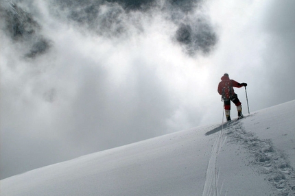 Nanga Parbat d'inverno, Moro e Urubko - Simone Moro e Denis Urubko verso il Nanga Parbat.