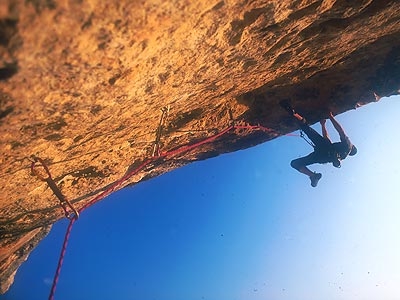 Lumignano Brojon - Francesco Tremolada su Il toro di Pianiga 8a+.