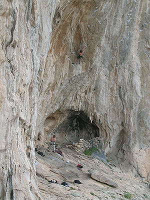 Odyssey, Kalymnos - Odyssey, Kalymnos: Chris Sowden, Marci Marc 7c.
