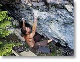 Steinerne Stadt, Langkofel, Dolomites - Bouldering at Steinerne Stadt, Langkofel, Dolomites
