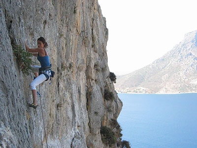 Kalymnos Grande Grotta - Kalymnos. Janas Kitchen, 6b.