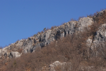 Arrampicare a Villanuova, Friuli