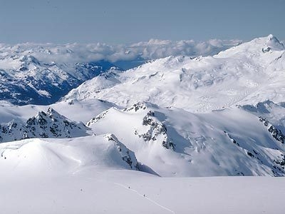 Canada Coastal Range - La vista da Finality verso sud