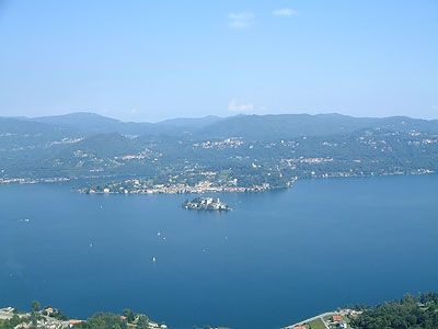 Madonna del Sasso, Piemonte - The view at Madonna del Sasso
