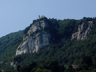 Madonna del Sasso, Piemonte - Rocca seen from the east