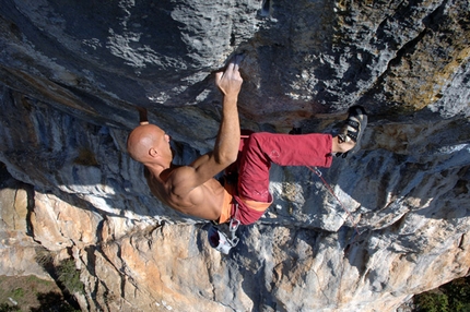 Pietrasecca, Abruzzo, Italy - Marco Baiocco in action