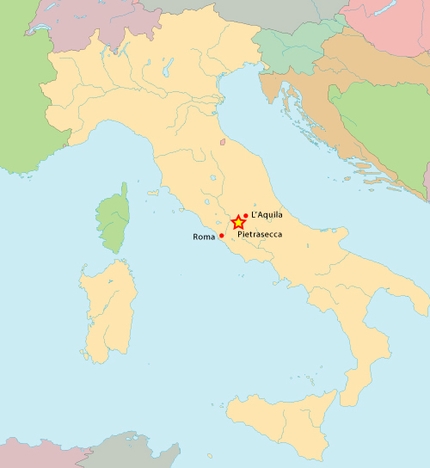 Pietrasecca, Abruzzo, Italy - Marco Baiocco in action