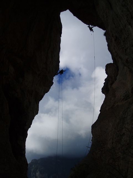 Positano - Positano: First ascent on the Buco.