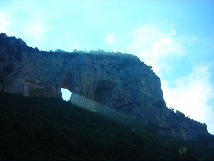 Positano - Positano: The hole from the west.