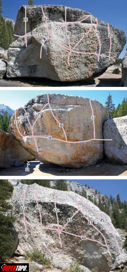 Tuolumne Meadows - Yosemite - Liv Sansoz climbing Kauk Problem, Tuolumne Meadows, Yosemite
