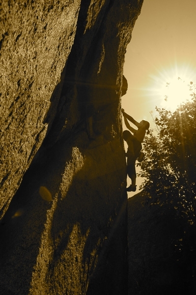 Targasonne, France - Bouldering at Targasonne in France
