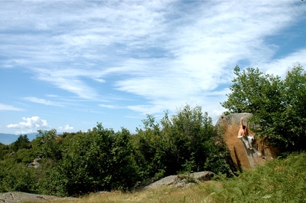 Targasonne, France - Bouldering at Targasonne in France
