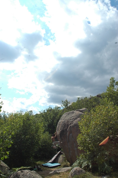 Targasonne, France - Bouldering at Targasonne in France
