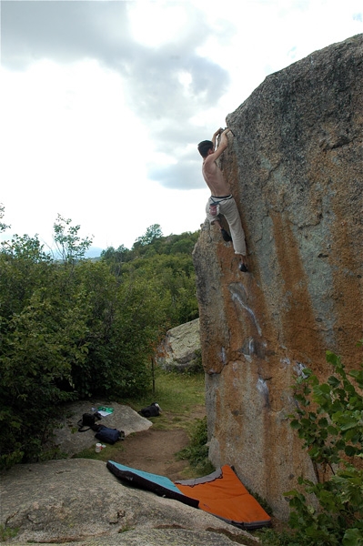 Targasonne, France - Bouldering at Targasonne in France
