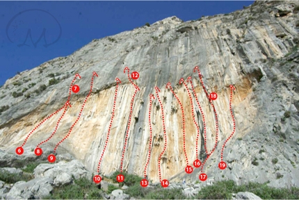 Ghost Kitchen, Kalymnos - Yves Remy climbing Axium 7a+ at Ghost Kitchen, Kalymnos