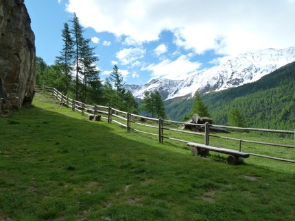 Marchegg, Val Senales - Marchegg, Val Senales: il bel panorama