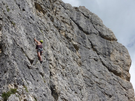 Piccolo Lagazuoi, Dolomites - Piccolo Lagazuoi, Dolomites: Marcolino 4b.
