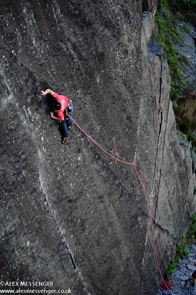 Vivian Quarry, Galles - Flashdance, Vivian Quarry, Llanberis, Galles