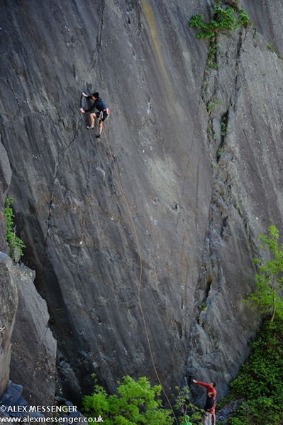 Vivian Quarry, North Wales - Vivian Quarry, Llanberis slate, North Wales
