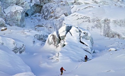 Nanga Parbat d'inverno, Moro e Urubko - Simone Moro e Denis Urubko al Nanga Parbat, febbraio 2012