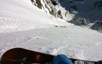 Mont Rochefort - On 13/02/2012 Davide Capozzi and the Mountain Guide Stefano Bigio carried out a first ski and snowboard descent on Mont Rochefort (Mont Blanc).