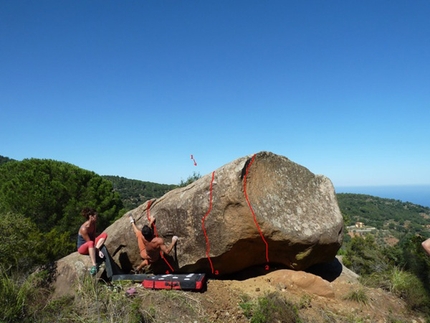 Pollina Block, Sicily - Pollina Block: Masso di Falcor
