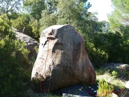 Pollina Block, Sicilia - Pollina Block: Masso di Falcor