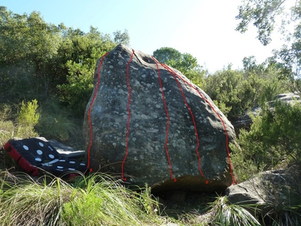 Pollina Block, Sicilia - Pollina Block: Masso di Falcor