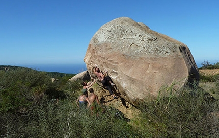 Pollina Block, Sicily - Pollina Block: Masso di Falcor
