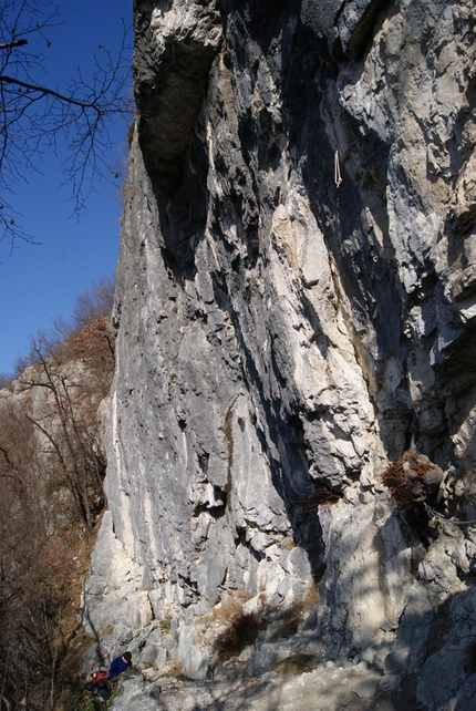 Villanuova - The crag Villanuova in Italy