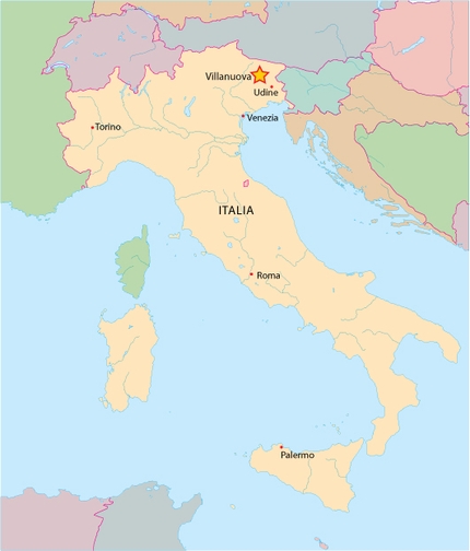 Villanuova - La falesia di Villanuova (Udine)