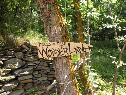 Wonderland, Valle Po, Piedmont - The trad climbing crag Wonderland, Valle Po, Piedmon, Italy
