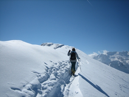 Skitouring at the Fanes Alps