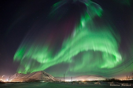 Khibini - Aurora borealis 27/02/2012