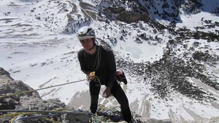 Simon Gietl - 03/2012: Simon Gietl & Daniel Tavernin, Zauberlehling, Cima Scotoni, Dolomiti