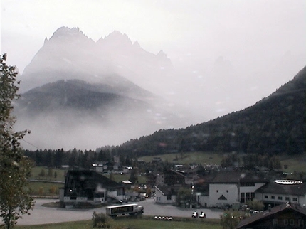 Enorme frana da Cima Una nelle Dolomiti