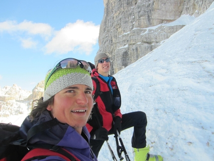 Simon Gietl - 01/2012: Simon Gietl & Daniel Tavernin, ISO 2000, Tre Cime di Lavaredo, Dolomiti