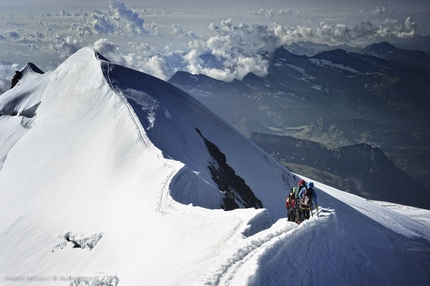 Alpinismo e fotografia: Ascensione del Castore 4226m