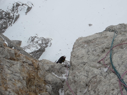 Simon Gietl - 01/2012: Simon Gietl & Daniel Tavernin, ISO 2000, Tre Cime di Lavaredo, Dolomiti