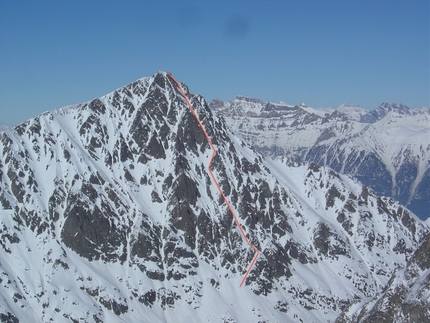 Sébastien de Sainte Marie - Luisin parete sud 15.1.2012