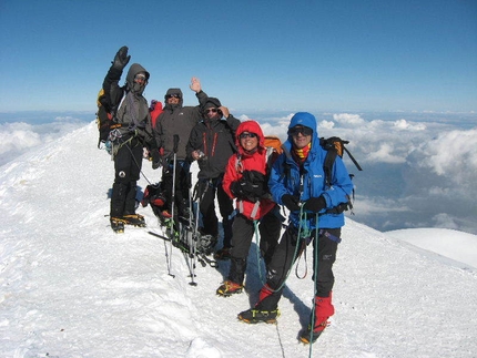 FOTO DI GRUPPO IN VETTA - FOTO DI GRUPPO IN VETTA
