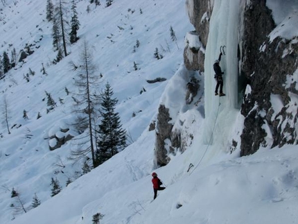 corso di arrampicata su cascate di ghiaccio - 