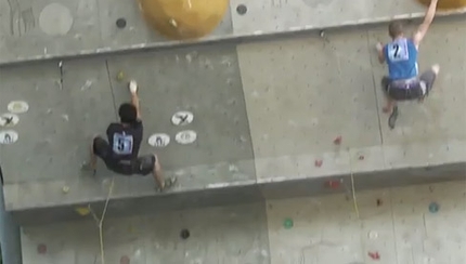 Romain Desgranges vs Jakob Schubert - Duel - Rock Master 2010
