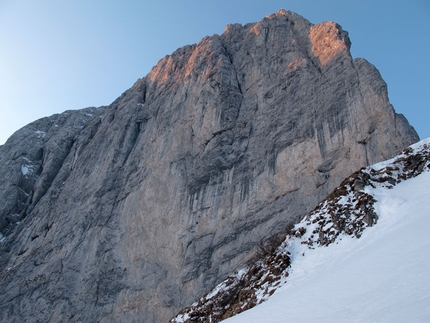 Presolana, first winter ascents of Via Paco and Via Bosio