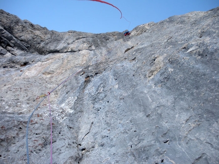 Presolana - On 16/03/2012 Daniele Natali and Tito Arosio carried out the first winter ascent of Via Paco.